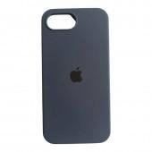 Силиконовый чехол для iPhone 16e Dark Blue FULL