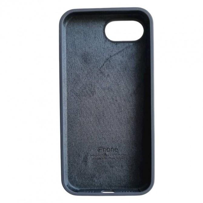 Cиліконовий чохол для iPhone 16e Dark Blue FULL-2