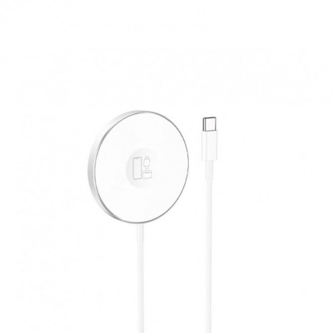 Бездротовий зарядний пристрій Borofone BQ18 3in1 magnetic wireless fast charge White