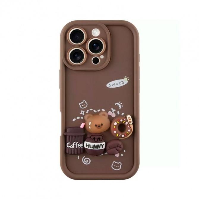 Чехол TPU Toys Case для Apple iPhone 16 Pro Max (6.9") (Brown / Sweet)