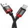 Кабель USB Baseus Dura Lightning 2.4A Black/Red 1m