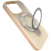 Чохол-накладка Diamond with stand back для iPhone 15 White