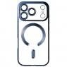 Силиконовый чехол SHINING with MagSafe для iPhone 17 Pro Max Синий