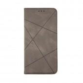 Чехол-книжка Lines Leather for Samsung A045 Galaxy A04 Grey