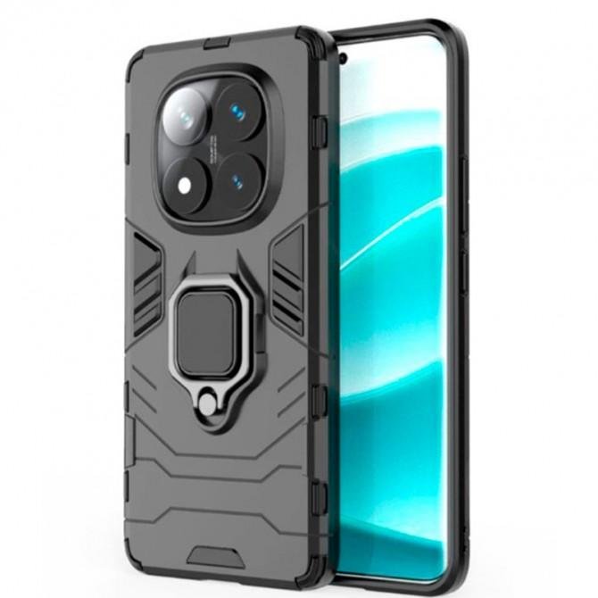 Чохол HONOR Hard Defence Series Xiaomi Redmi Note 14 Pro 4G Black (with magnet)