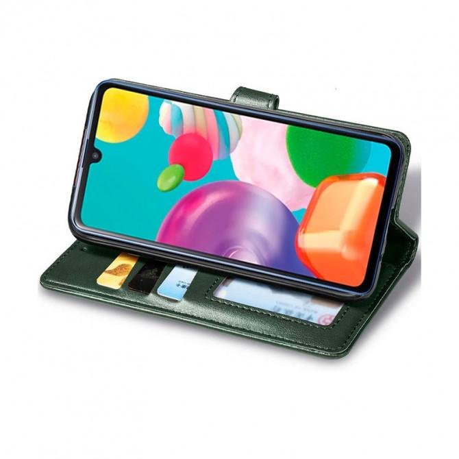 Чехол-книжка GETMAN Gallant for Xiaomi Redmi Note 10 Pro/Note 10 Pro Max Green-1