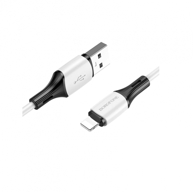 Кабель USB Borofone BX79 Lightning White 1m