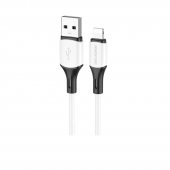 Кабель USB Borofone BX79 Lightning White 1m
