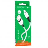 Кабель USB Borofone BX79 Lightning White 1m