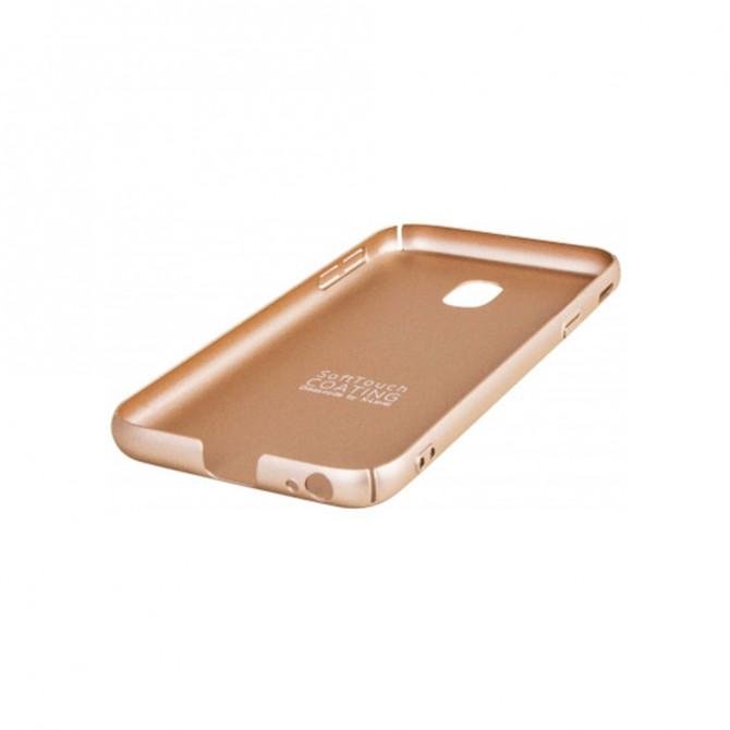 Чохол X-Level Metalic series для Samsung J330 Galaxy J3 (2017) Золотий-3