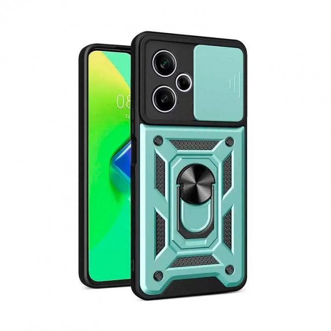 Чехол HONOR Hard Defence Series Xiaomi Redmi 13 4G Green (with Camshield and magnet)