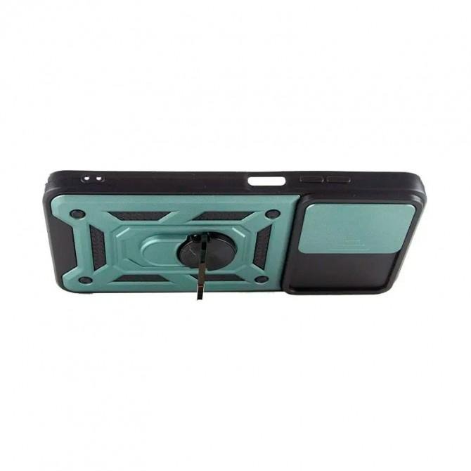 Чехол HONOR Hard Defence Series Xiaomi Redmi 13 4G Green (with Camshield and magnet)-1