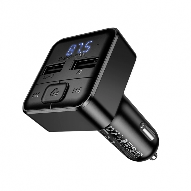 FM модулятор Borofone BC63 Selecto Black-2