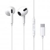 Наушники MP3 Baseus C17 Encok Type-C White with mic+button call answering+volume control(NGCR-01)