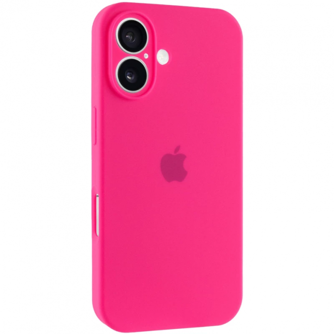 Силіконовий чохол для iPhone 16 Barbie Pink FULL