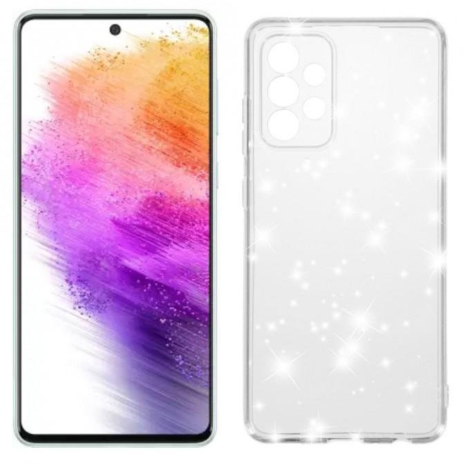 Накладка Molan Cano Jelly Sparkle для Samsung A736 Galaxy A73 Прозорий