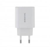 Мережевий зарядний пристрій Borofone BA57A PD 20W 3A White
