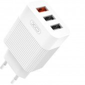 МЗП XO L72 QC3.0 30W (18W/1 USB+2.4A/2 USB)+Type-C White МЗП XO L72 QC3.0 30W (18W/1 USB+2.4A/2 USB)+Type-C White
