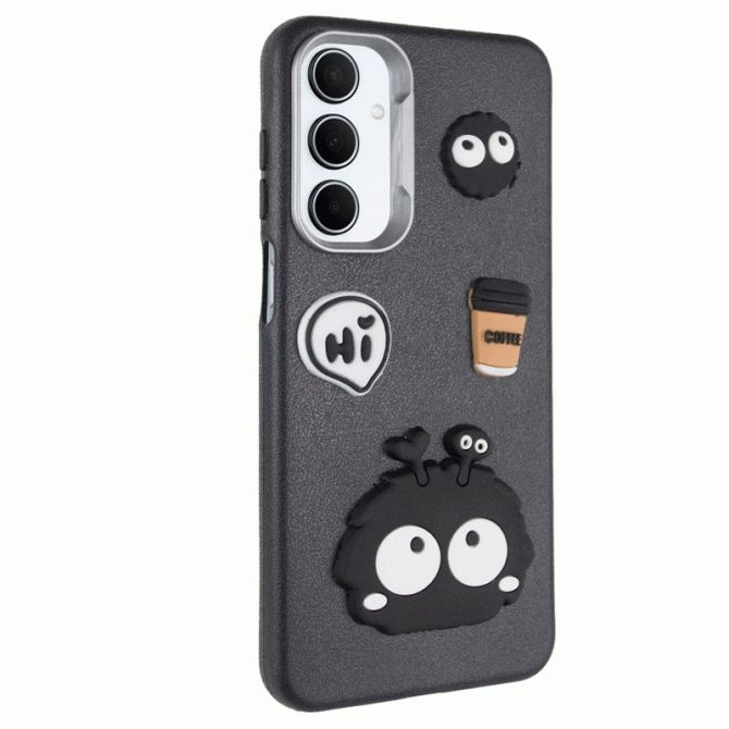 Чохол TPU Leather Toys для Samsung Galaxy A16 4G/5G (Monster / Black)