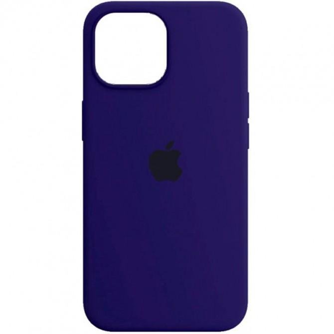 Оригинальный силиконовый чехол для iPhone 14 Pro Max Deep Navy FULL