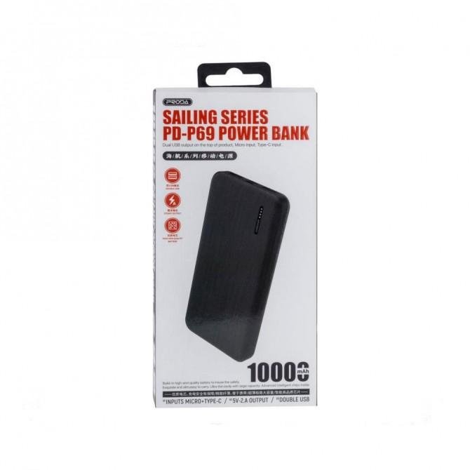 Повербанк Proda PD-P69 Azeada Sailing 10000mAh Black-2