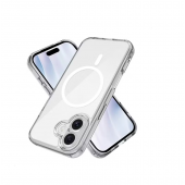 Чехол силиконовый MagSafe для Apple iPhone 17 Прозрачный Чехол силиконовый MagSafe для Apple iPhone 17 Прозрачный