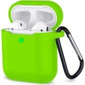 Чехол U-Like Silicone Protective Case For Airpods Light Green