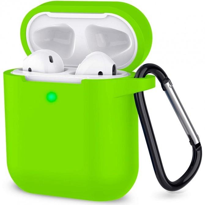 Чехол U-Like Silicone Protective Case For Airpods Light Green