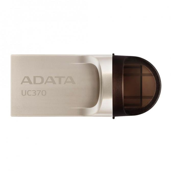 Флеш память ADATA USB 16Gb UC370 Золотой USB 3.1-1