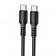 Кабель Borofone BX116 Certain Type-C to Type-C 60W 1m Black