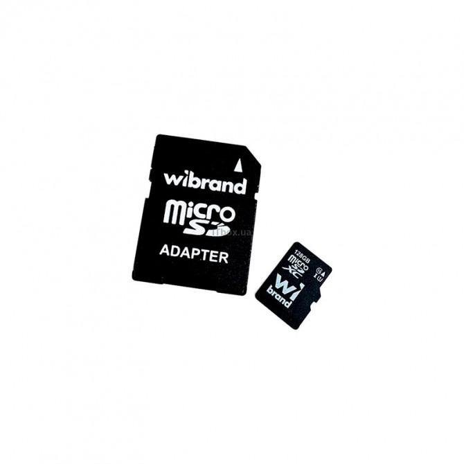Карта памяти Wibrand MicroSDHC 128GB UHS-I U3 (Class 10) + adapter SD
