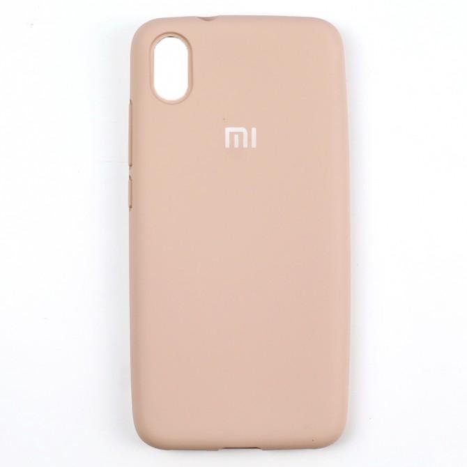 Чохол Soft Case для Xiaomi Redmi 7a Бежевий FULL-1