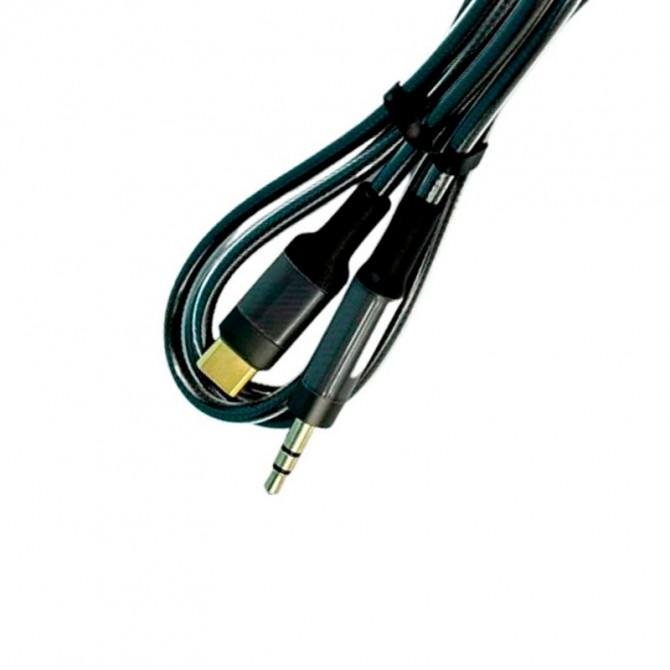 Перехідник XO NB-R279B Type-C (Male) to 3.5mm (Female) Black-1