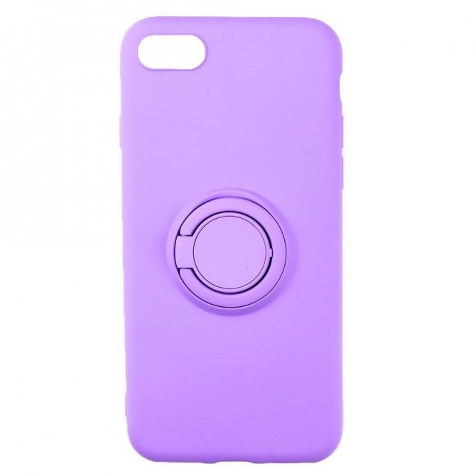 Чехол Ring Color для iPhone 7/8 Фиолетовый-1