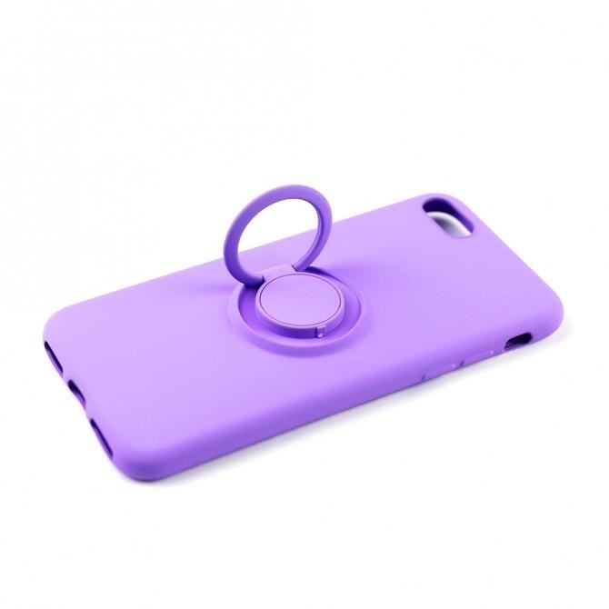 Чехол Ring Color для iPhone 7/8 Фиолетовый-3