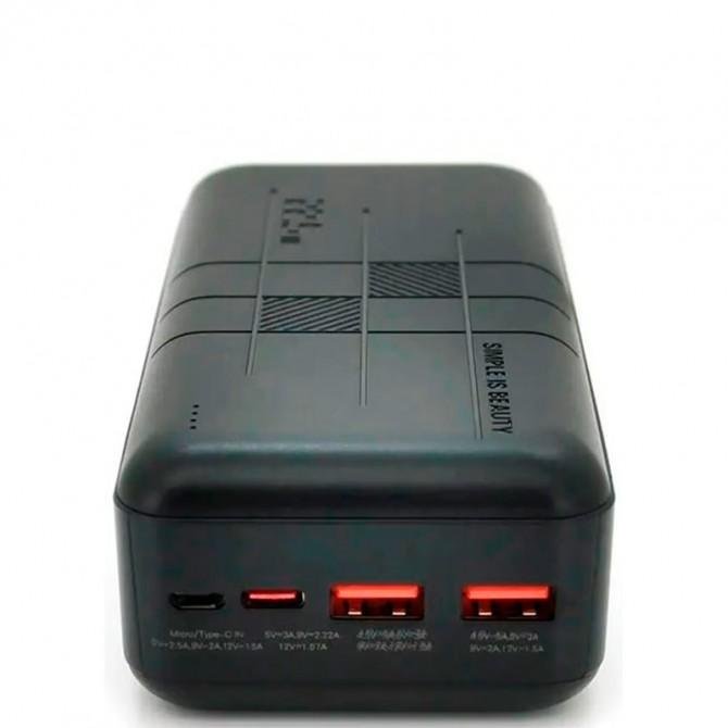 Повербанк XO PR189 30000 mAh PD20W + QC3.0 22.5W Black-1