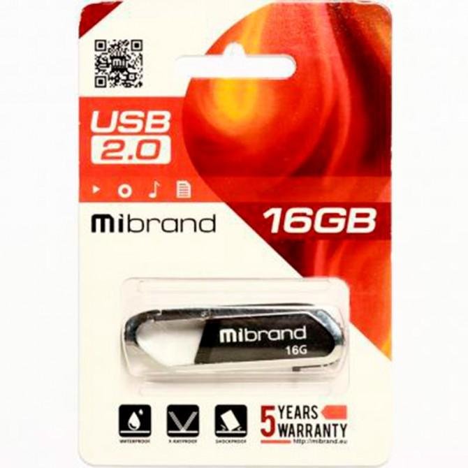 Флеш накопитель Mibrand USB 2.0 16Gb Aligator Чорный-1