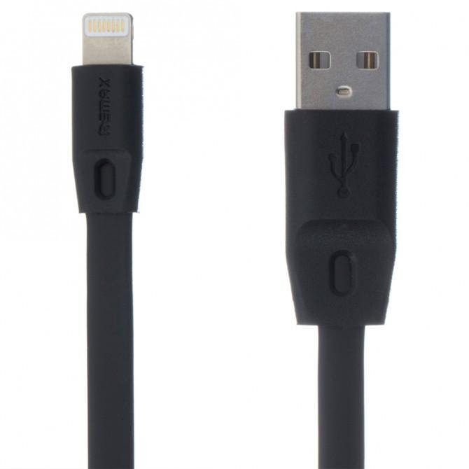 Кабель Remax Full Speed RC-001i iPhone 6 Чёрный 2m (5-009)