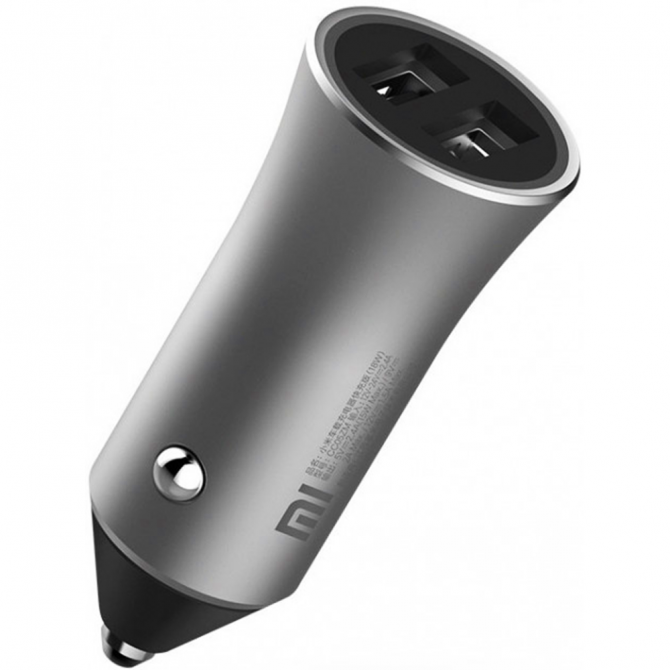 Автомобильное зарядное устройство Xiaomi Xiaomi CC05ZM Серебряный-1