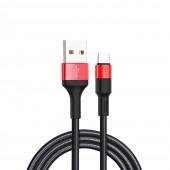 Кабель Hoco X26  Type-C Чёрный/Красный 
