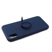 Чохол Ring Color для iPhone Xs Max Темно Синій Чохол Ring Color для iPhone Xs Max Темно Синій