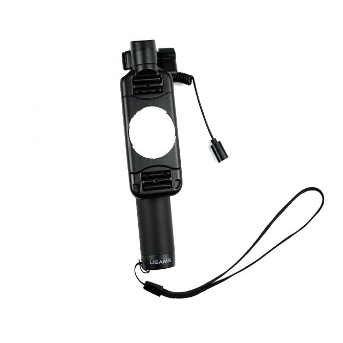 Монопод Usams Selfie Stick US-ZB014 Lightning Head Чорний (ZPGL01)