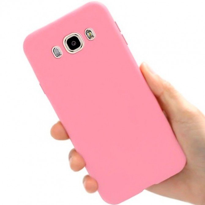 Original Soft Case Samsung J500 (J5) Рожевий-1