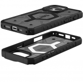 Чохол TPU+PC UAG Pathfinder MAG CLEAR для Apple iPhone 16 Pro Max Сірий Чохол TPU+PC UAG Pathfinder MAG CLEAR для Apple iPhone 16 Pro Max Сірий