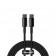 Кабель Baseus Tungset Gold Fast Charging Type-C/Type-C 100W (CATWJ-01) Black 1m