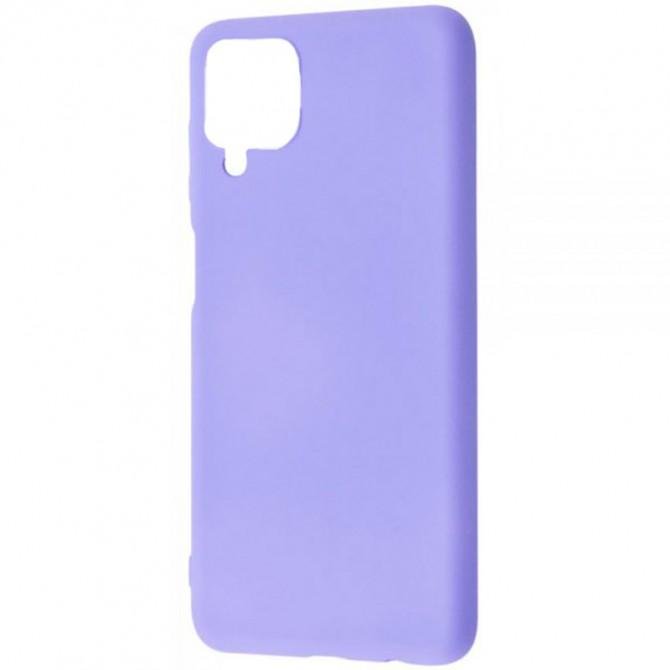 Чехол Original Soft Case Samsung A035 Galaxy A03 Сиреневый FULL