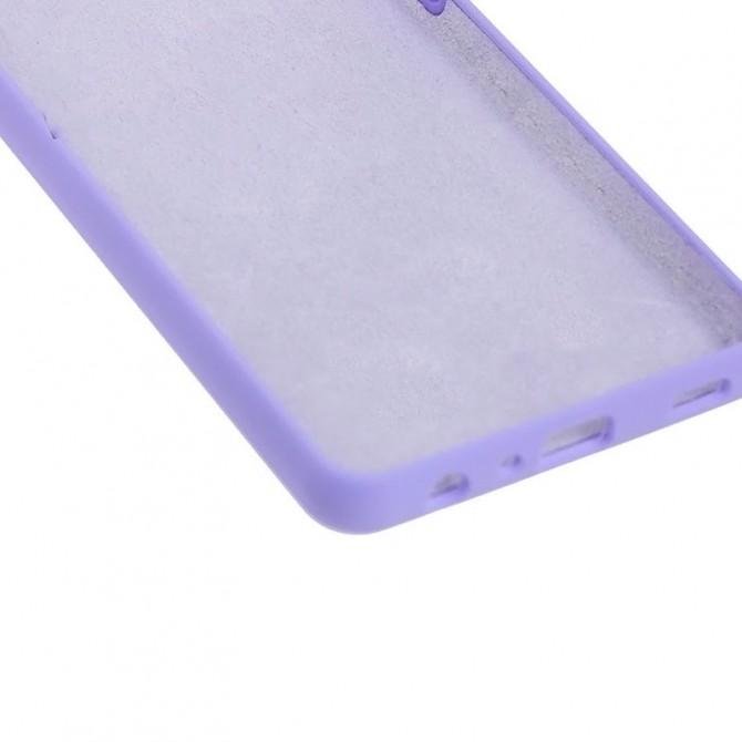 Чехол Original Soft Case Samsung A035 Galaxy A03 Сиреневый FULL-1