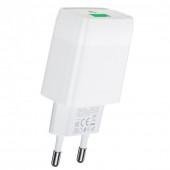МЗП 1USB Hoco C72Q QC3.0 White (2.1A)