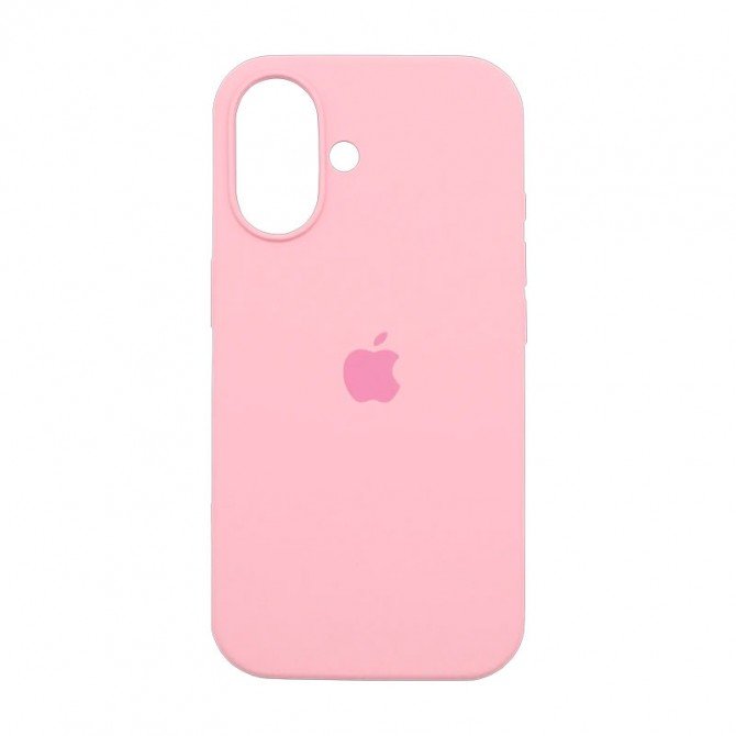 Силіконовий чохол для iPhone 16 Light Pink FULL
