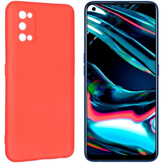 Чехол накладка Original Soft Case Realme 7 Pro Красный FULL